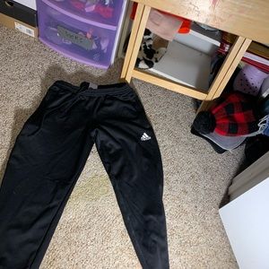 Black adidas pants